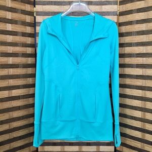 New! Z By Zella Green Zip Hoodie Size XS